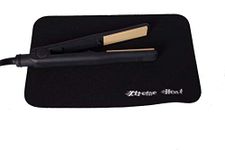 Extreme Heat Protection Safety Flat Mat for GHD Hair Straighteners and Tongs (Black)