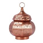 RYLLZ ESSENTIALS Rose Gold Electric Aroma Diffuser | Metal Beautiful electroplated Night Lamp with 2 Bulbs Handcrafted Oil Burner