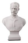 DANILA-SOUVENIRS Russian Composer Pyotr Tchaikovsky Marble Bust Statue Sculpture 12 cm