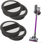 ROOMIE TEC HEPA Filter for "Ricky" Cordless Vacuum Cleaner - Pack of 4