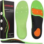 Plantar Fasciitis Arch Support Shoe Inserts Women & Men - Insoles Orthotic Inserts for Flat Feet, Cushioning Shoe Insoles for Foot Pain, Running, Heel Spurs, Arch Pain High Arch - Boot Insoles