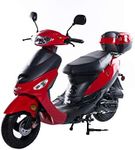 Tao Tao Brand Street Legal Gas Powered Scooter Model # ATM-50 Red Color