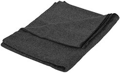 Stansport Wool Blanket, Gray, 60 x 80-Inch