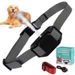 Anti Barking Spray Collar SUPERNIGHT Citronella Dog Bark Collars Dog Training Device for Barking Dogs No Shock Safe Humane Rechargerable with 2 Adjustable Straps