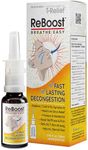 ReBoost Breathe Easy Decongestion Nasal Spray Fast-Acting Cold & Flu Symptom Relief Natural Homeopathic Ingredients Help Calm Congestion, Headache & Sinus Pressure - 0.68 oz