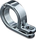 Kuryakyn 4018 Motorcycle Lighting Hardware Component: P-Clamp with 5/16" Mounting Hole, Universal Fit for 7/8" or 1" Diameter Engine Guards/Tubing, Chrome, Pack of 1