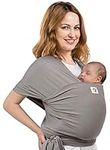 Baby Wrap Carrier - Premium Cotton - Ergonomic Wraps for Toddler, Newborn, Infant, Child - Front, Hip and Kangaroo Holder for Men and Women