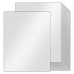 24 Sheets Silver Shimmer Cardstock 8.5 x 11 Metallic Paper, Goefun 80lb Card Stock Printer Paper for Invitations, Crafts, DIY Cards，Graduations