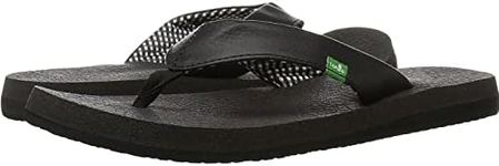 Sanuk Women's Yoga Mat Sandal Ebony SWS2908 5 UK