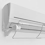 WITFORMS /Premium Plus - Adjustable Ac Air Deflector Suitable For Split Air Conditioners. Enhance Cooling And Heating Circulation Made In Uae, Transparent