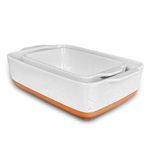 Mora 7x11in & Loaf Baking Dishes - Porcelain Casserole & Bakeware, Oven-to-Table, Freezer Safe - Set of 2, White