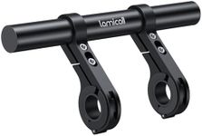 Lamicall Bike Handlebar Extender - [7.9" Long] Aluminum Alloy Handlebar Extension for Bicycle and Motorcycle, with Two Mounting Clamp Bracket, Fit Handlebars with Diameter of 0.875" to 1.34"