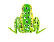 Lunkerhunt Frog Fishing Lure for Bass Fishing | Popping Frog 0.5 oz | Topwater Fishing Bait with Weedless Hooks, Hollow Body (Leopard)