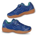 Nivia Appeal Kids Badminton Shoes | Non-Marking Shoes for Badminton | Perfect Court Shoes for Young Players | Kids Sports Shoes | (Royal Blue) | Size UK13