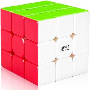 D-FantiX QYTOYS Warrior W 3x3 Speed Cube Stickerless Magic Cube Puzzles Brain Teaser Toy