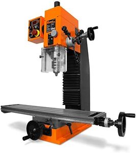 WEN 33075T 11-Amp Variable Speed 16-Inch Benchtop Milling Machine with Digital Readout and Extra-Large Mill Table