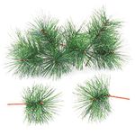 Baker Ross AV895 Artificial Pine Branches — Creative Christmas Art and Craft Supplies for Kids' Projects and Decoration (Pack of 20)