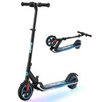 RCB Electric Scooter for Kids, 150W Motor - Max 9.94mph - Colorful LED Lights - Foldable - LED Display,Kids E Scooter for Age 6-12