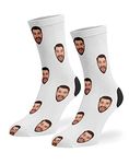 Super Socks Supreme Quality Personalised Face Socks | Customised With Your Face Perfect For Birthdays, Valentines, Anniversary | Perfect Gifts For Friends, Boyfriend, Mum, Dad.