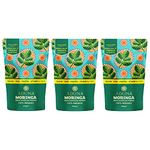 Aduna Organic Moringa Powder | 100% Pure Moringa Leaf for Energy & Immune Support | Natural Vegan Source of Iron, Calcium & Protein | Superfood Powder for Smoothies, Soups, Stews & More | 3 x 275g