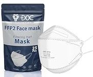 FFP2 Mask Pack of 20 - Hand Checked For Quality - 5 Layered Webbing Fibers Face Mask - A Must Have Dust Mask For Outdoors - Each Breathe Matters