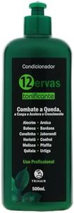 Trihair 12 Ervas Toning Conditioner - Nutrition and Strength for Your Hair (16.90, Ounces) - Deep Hydration & Strengthening Conditioner, Frizz Control, Vegan, Paraben-Free 500ml