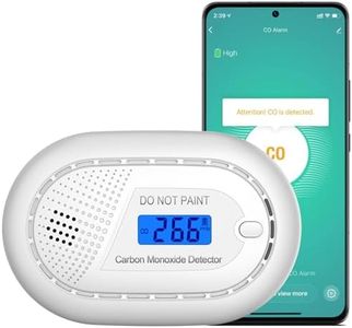Aroha Smart Connect Detector de Monóxido de Carbono WiFi - Batería de 10 Años - Detector de CO - Smart Carbon Monoxide Detector, Smart Home