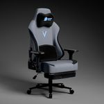 Green Soul Vision Pro V2 | Ergonomic Gaming Chair | Premium Leather | Memory Foam Magnetic Neck & Lumbar Pillow | Integrated Leg Rest | 4D Armrests & Flat Wheelbase | (Slate) Installation Provided