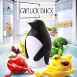 Canuck Duck Penguin Chill Bill Fridge Deodorizer - Just Add Baking Soda - Remove Refrigerator Odors - Fridge Baking Soda Holder