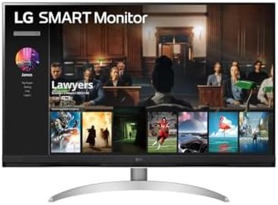 LG LG MyView Smart Monitor 32SQ700S-W.AEU Tout-en-Un 32" - Dalle VA résolution FHD (3840x2160), 5ms GtG 60Hz, HDR 10, DCI-P3 90%, inclinable