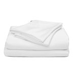 ettitude Bamboo Lyocell Sheet Set, Cloud (White), Cal King - Breathable Sheets, Bamboo Bedding, Sustainable, Sateen, Plant-Based Fabric, Silky-Soft, Deep Pockets, CleanBamboo