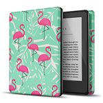 TNP Case for Kindle 10th Generation - Slim & Light Smart Cover Case with Auto Sleep & Wake for Amazon Kindle E-Reader 6" Display, 10th Generation 2019 Release (Flamingo)