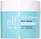 e.l.f. Holy Hydration! Face Cream - Fragrance Free, Moisturizes & Softens Skin, Quick-Absorbing & Ultra-Hydrating, 1.8 Oz (50g)