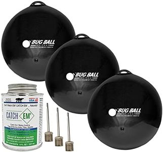Bug Ball Starter Kit, 3 Pack - Yellow Fly, Horse Fly, Deer Fly, and Greenhead Fly Trap
