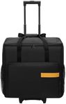 Buwico Desktop Computer Carrying Case, Computer Tower Travel Case with wheels and Drawbar, Suitcase for Pc and Monitors (24in)