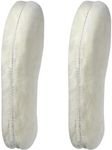 2 Pairs Sheepskin Insoles for Women Men,Thick Wool Fleece and Comfortable Fur Shoe Insoles Replacement for Shoes Boots Slippers Inner Soles,Warm Fluffy Lambswool Insoles for Winter,UK7(EU41) White