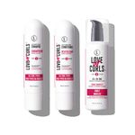 Love Ur Curls - LUS Shampoo & Conditioner Set with All in One Curl Cream Styler for Curly Hair, 3 Step System to Repair and Moisturizing