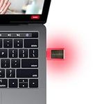 MuteMe Mini - USB C - Illuminated Physical Mute Button for Zoom, Teams, WebEx & More (As Seen on Shark Tank)! Mac/PC Compatible. USB Cord & Adapter Included. Free Software Download Required.