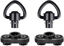 TPO 1" QD Sling Swivel Mount w/Push Button Compatible with Mlok System for 2 Point Sling (2PCS)