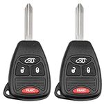 NPAUTO 2Pcs Key Fob Replacement for