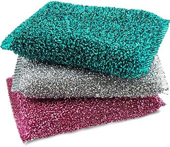 Sponges for Kitchen (3Pc Pack) - Non Scratch Dish Sponge or Dish Scrubber for Dishwashing - Kitchen & Household Cleaning Scrub - Scrubbers for Dishes, Pots, Pans, Sink - Durable & Long Lasting