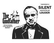 Wallstick god Father wallstickers (Vinyl 70 cm x 50 cm)