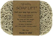 Soap Lift Soap Bar Holder - Flexible Shower Tray with Self-Draining Design - Soap Saver Made of BPA-Free Bioplastic - Handmade Soap Lift for Dishes, Shower & Bathroom Sink -1-Pack (Bone Color)