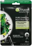 Garnier SkinActive Pure Charcoal Tissue Face Mask Black Algae