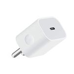 POPIO 20W Type C Fast Charger PD 3.0 USB C Wall Adapter Compatible for iPhone 14/14 Plus/14 Pro/14 Pro Max/13/12/12 Pro Max/11/Xs Max/XR/X,AirPods Pr, iPad/iPad Mini, and More(White)