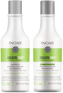 Inoar Cicatrifios Shampoo & Conditioner Renewal Haircare Duo with RejuComplex3 & Argan Oil, 2 x 16.9 Fl Oz Each
