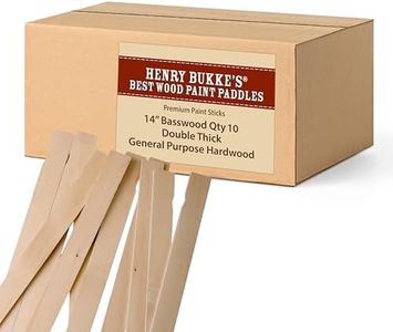 Henry Bukke's Best Extra Thick Paint Stir Sticks, 14 in x 1/4, 500 Pack