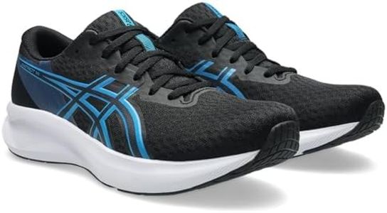 ASICS Herren Patriot 14 Sneaker, Black Aegean Blue, 44 EU