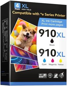 Toner Kingdom Remanufactured Replacement for HP 910XL Ink Cartridges Combo Pack High Yield Compatible with HP OfficeJet Pro 8035e 8025e 8015e 8010 8020 8028 Series Printer (Cyan Magenta Yellow Black)