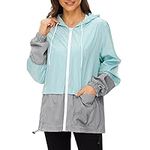 Zando Plus Size Rain Jacket Women w